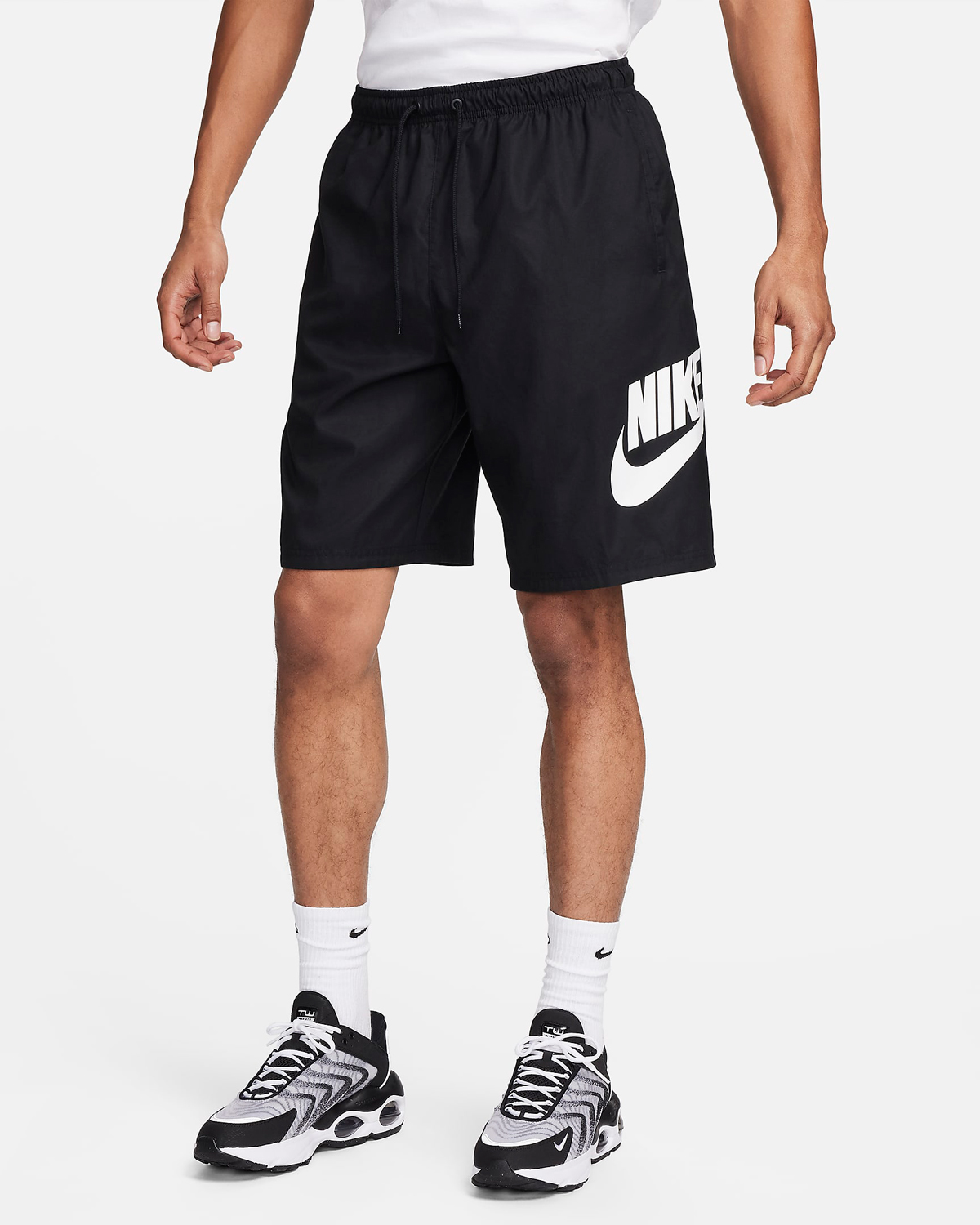 Nike-Club-Woven-Shorts-Black-White