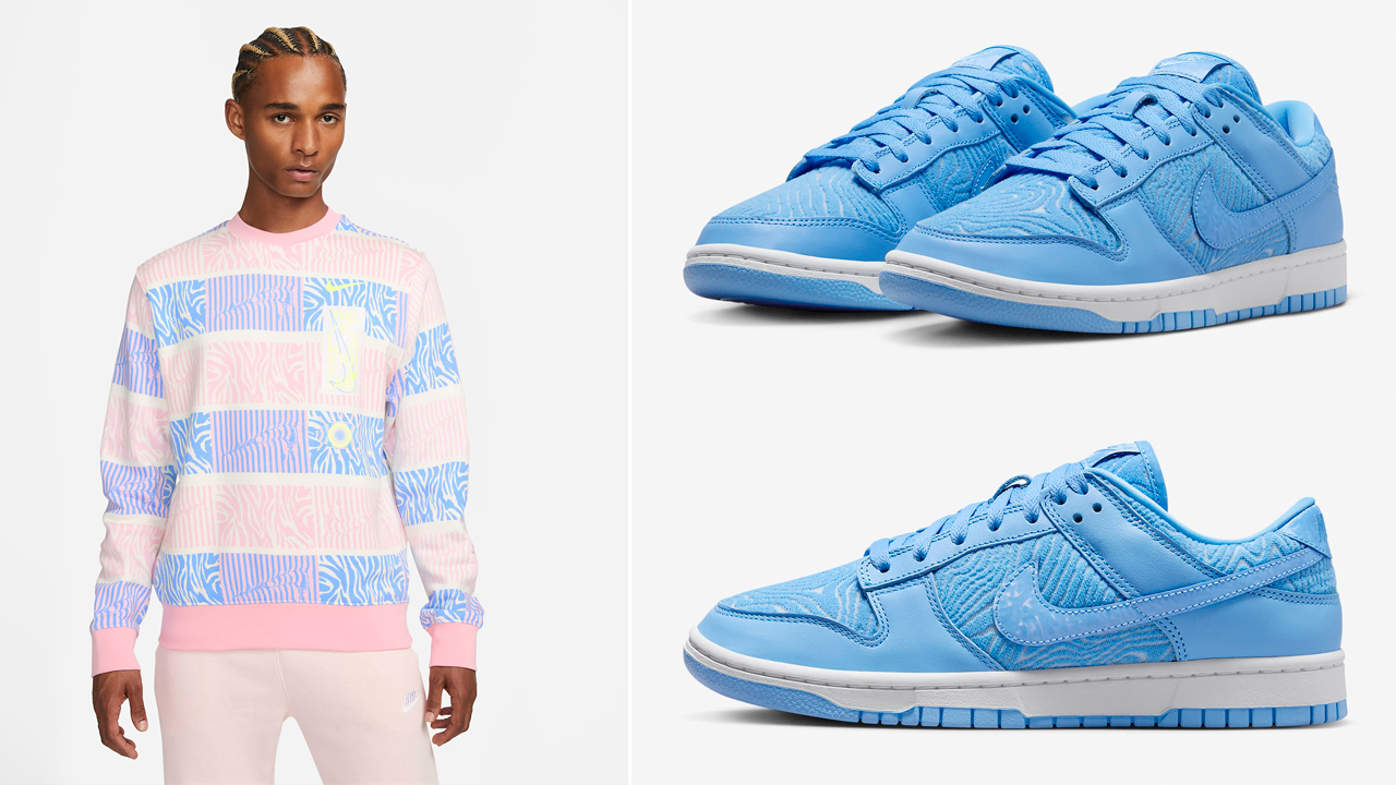 Nike-Dunk-Low-Topography-University-Blue-Sweatshirt-Match