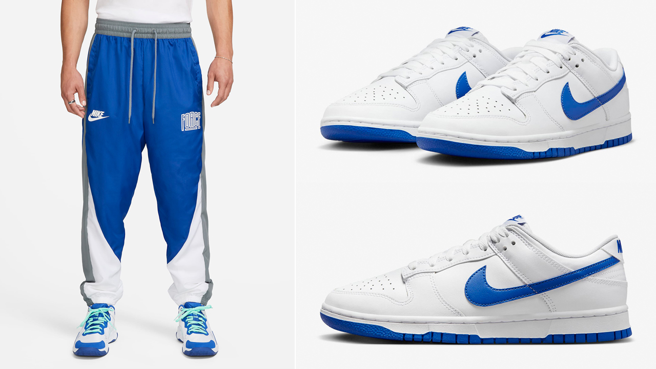 Nike-Dunk-Low-White-Hyper-Royal-Pants