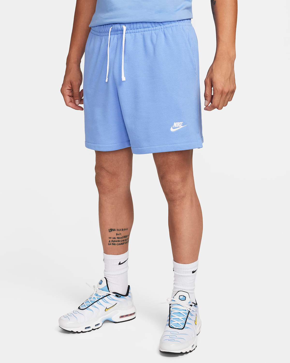 Nike-Sportswear-Club-Fleece-French-Terry-Flow-Shorts-Polar-Blue