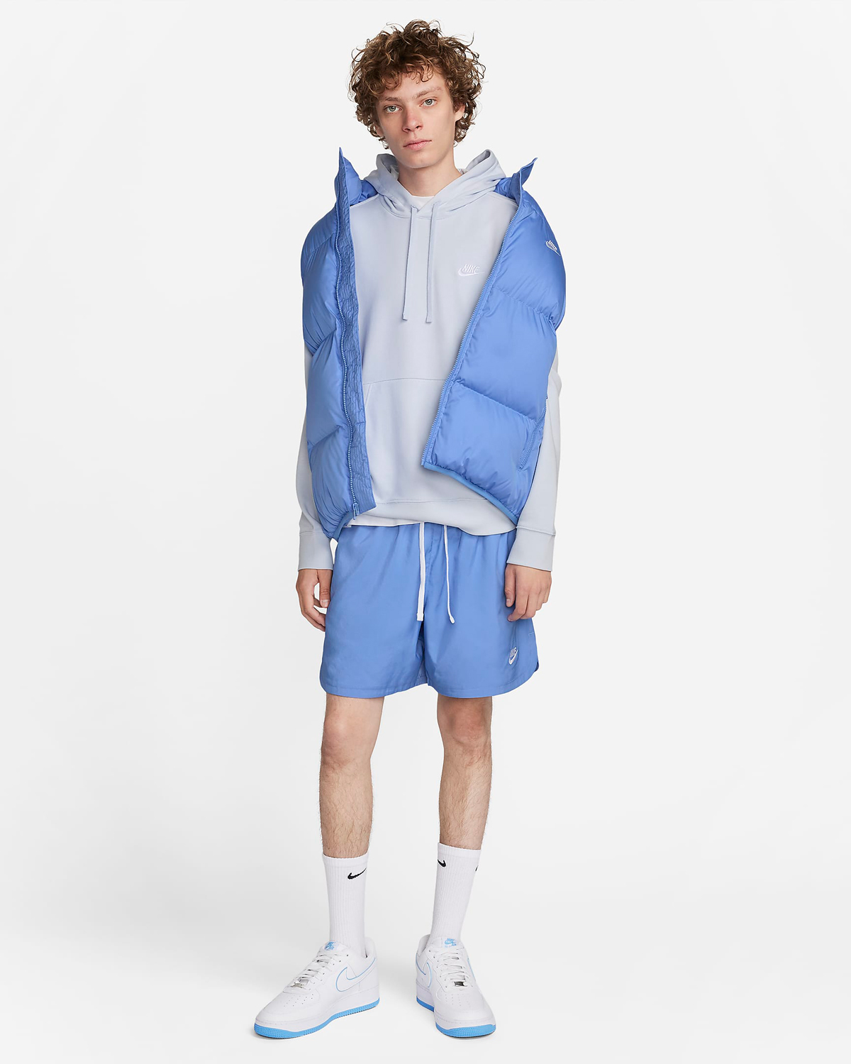 Nike-Sportswear-Essentials-Woven-Lined-Flow-Shorts-Polar-Blue-Outfit