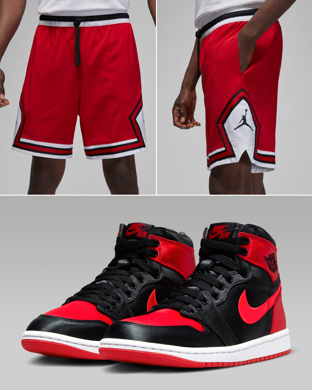 Air-Jordan-1-High-Satin-Bred-Shorts