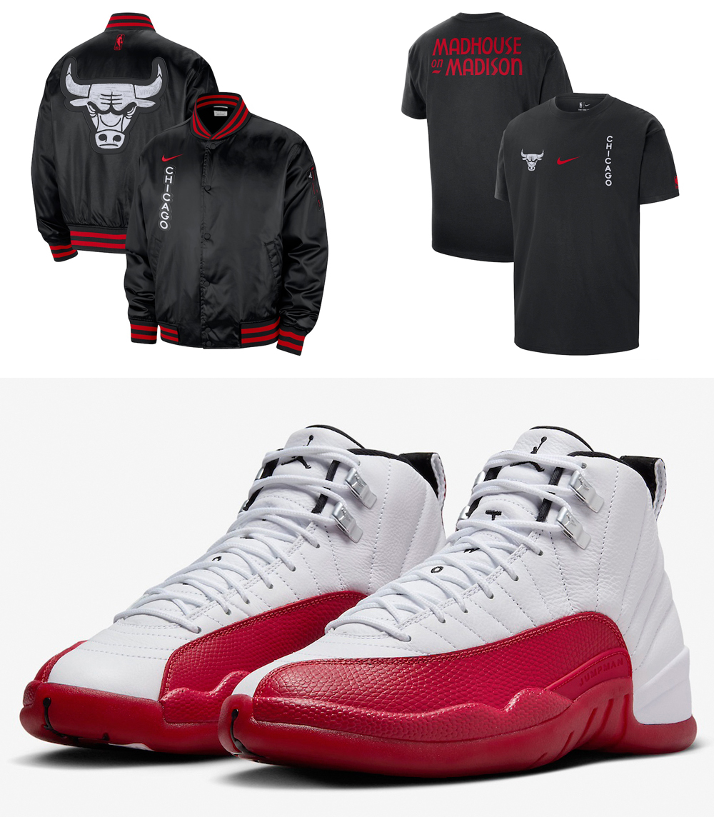 Air-Jordan-12-Cherry-2023-Nike-Bulls-Clothing
