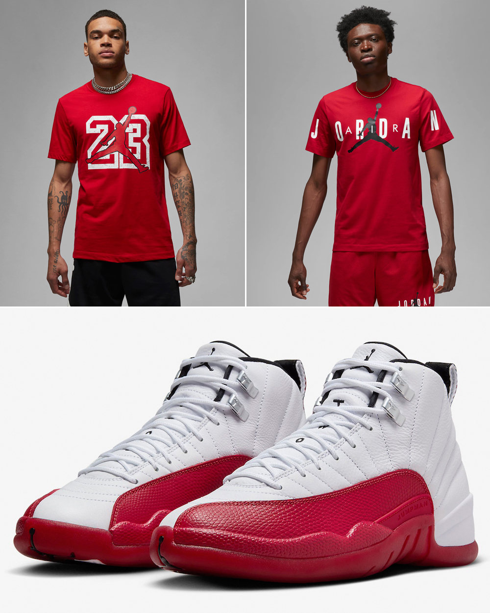 Air-Jordan-12-Cherry-Shirts