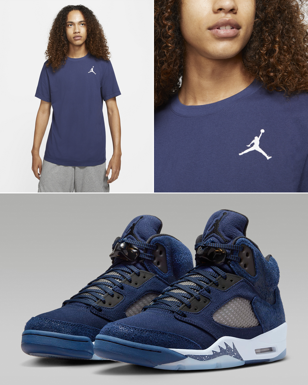 Air-Jordan-5-Midnight-Navy-Shirt