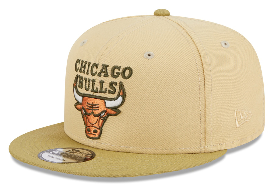 Chicago-Bulls-New-Era-Green-Repreve-Khaki-Tan-Snapback-Hat-1