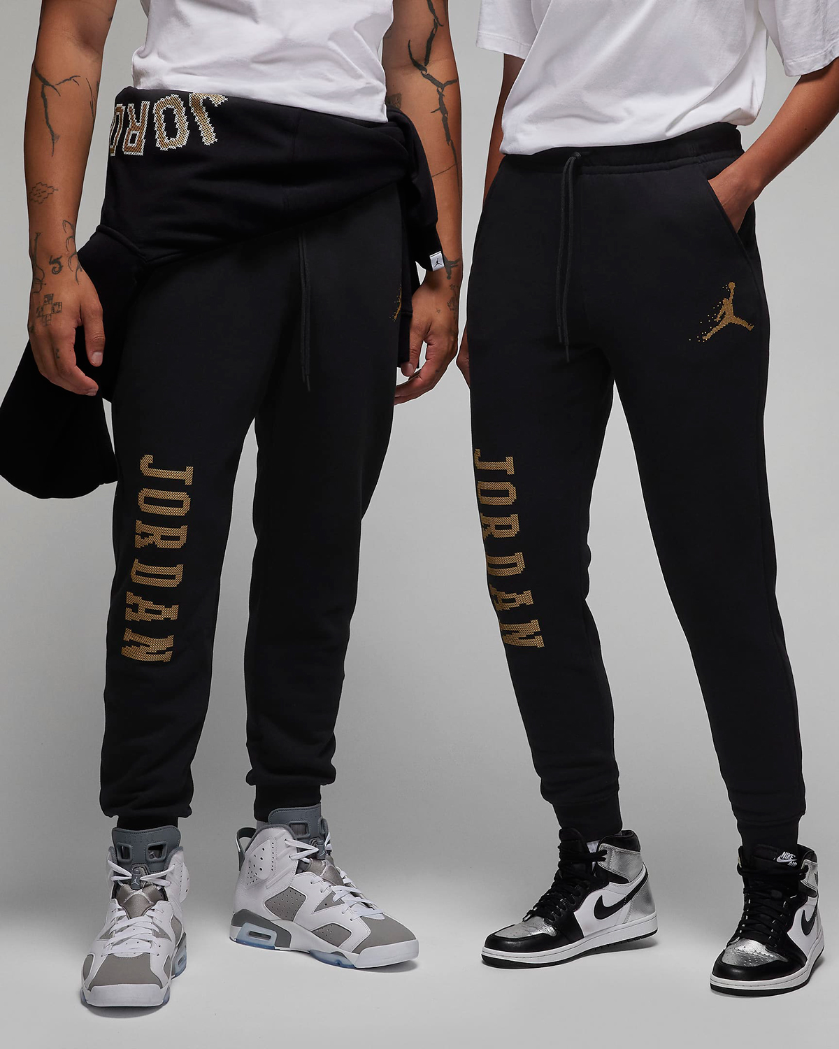 Jordan-Essentials-Holiday-2023-Fleece-Pants-Black-Gold-1