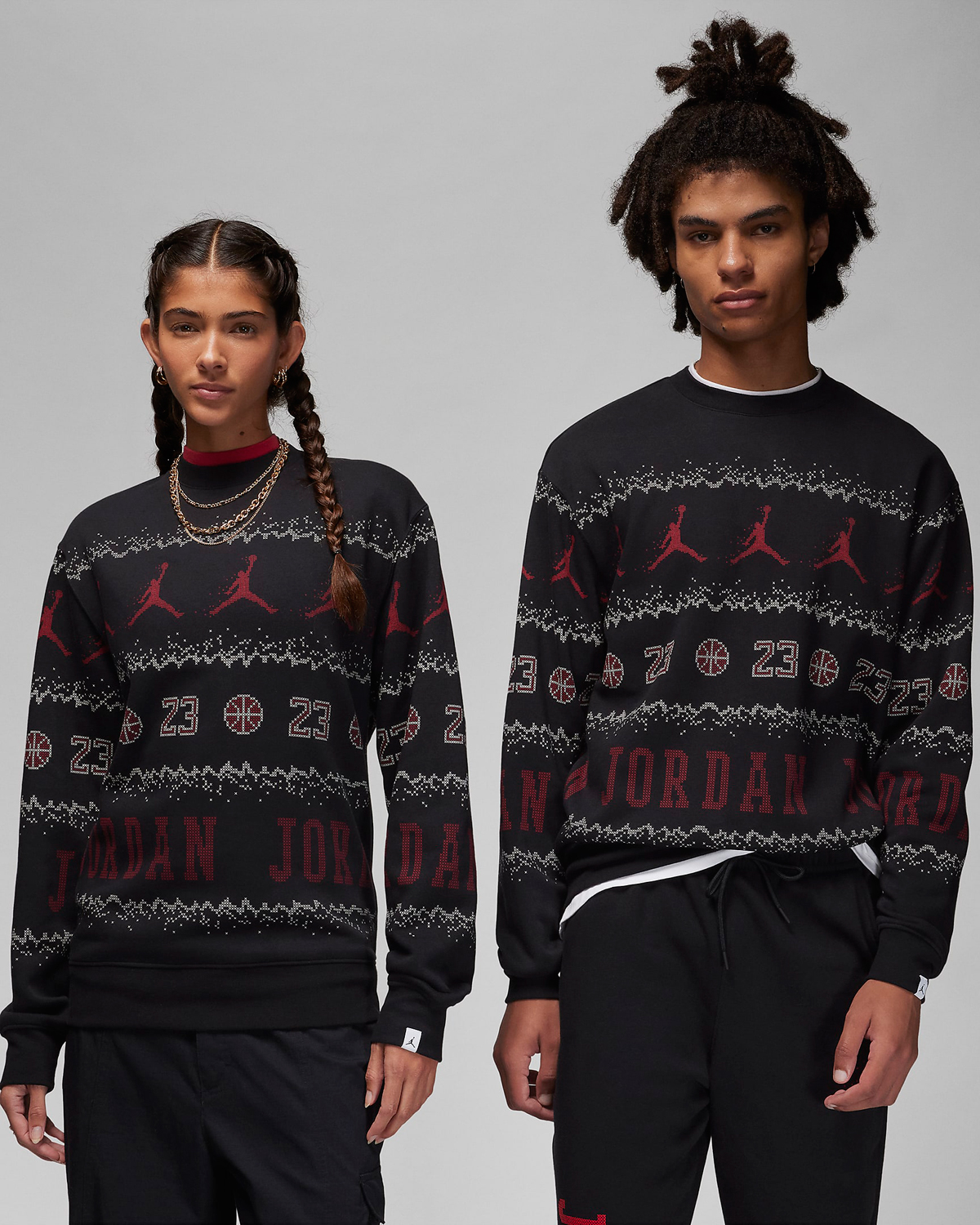 Jordan-Essentials-Holiday-2023-Sweatshirt-Black-Gym-Red-1