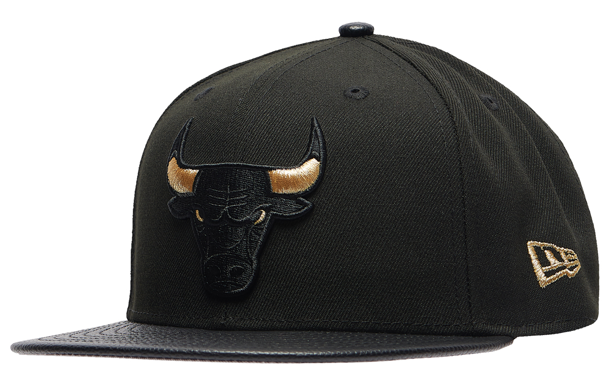 New-Era-Bulls-Black-Gold-Jordan-Retro-Sneaker-Hook-Hat-1