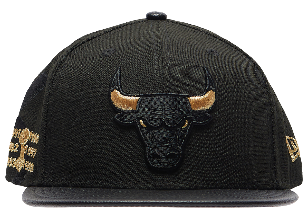 New-Era-Bulls-Black-Gold-Jordan-Retro-Sneaker-Hook-Hat-2