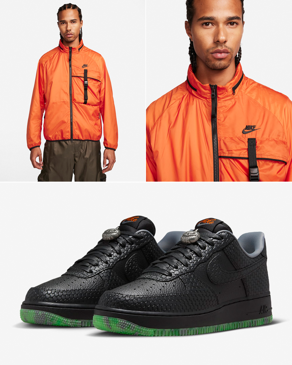 Nike Air Force 1 Low Halloween 2023 Jacket Outfit