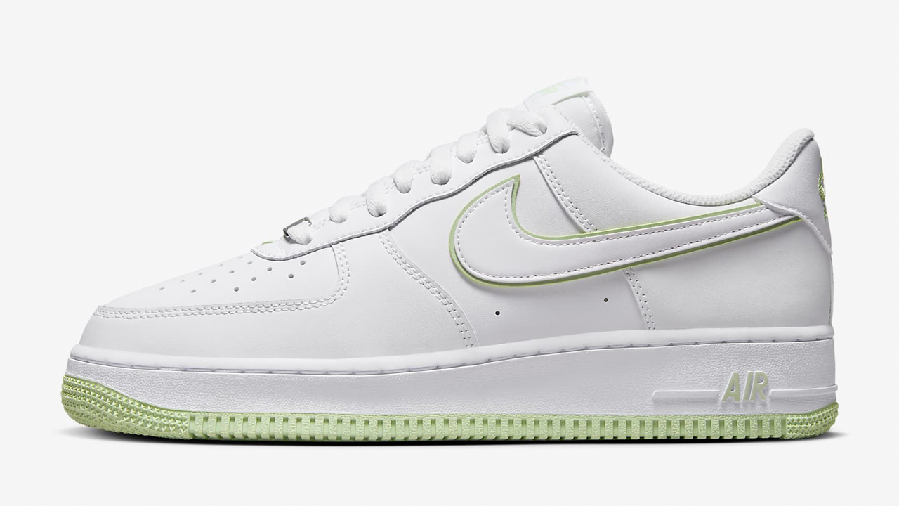 Nike MID Air Force 1 Low White Honeydew