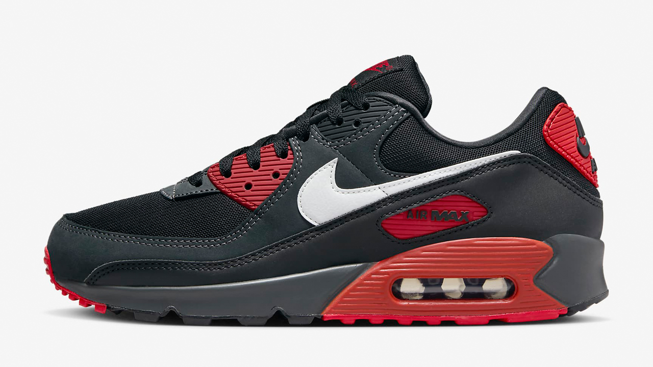Nike Air Max 90 Anthracite Black Mystic Red Release Date