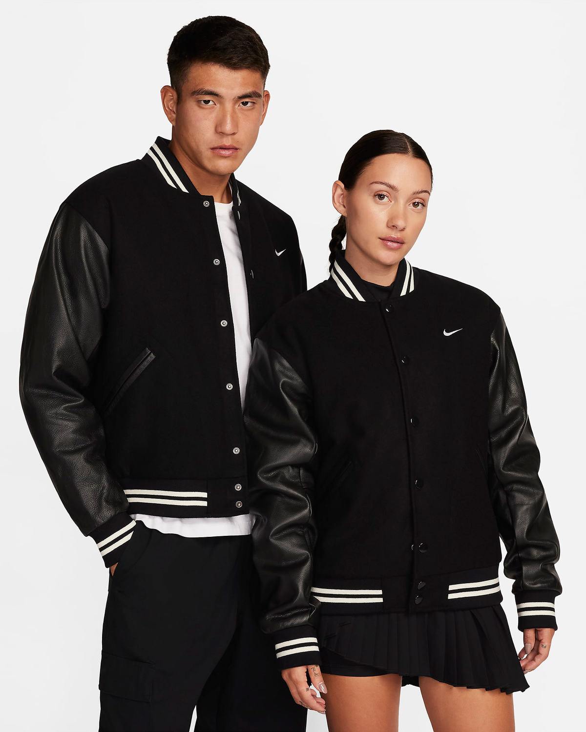 Nike-Authentics-Varsity-Jacket-Black-White