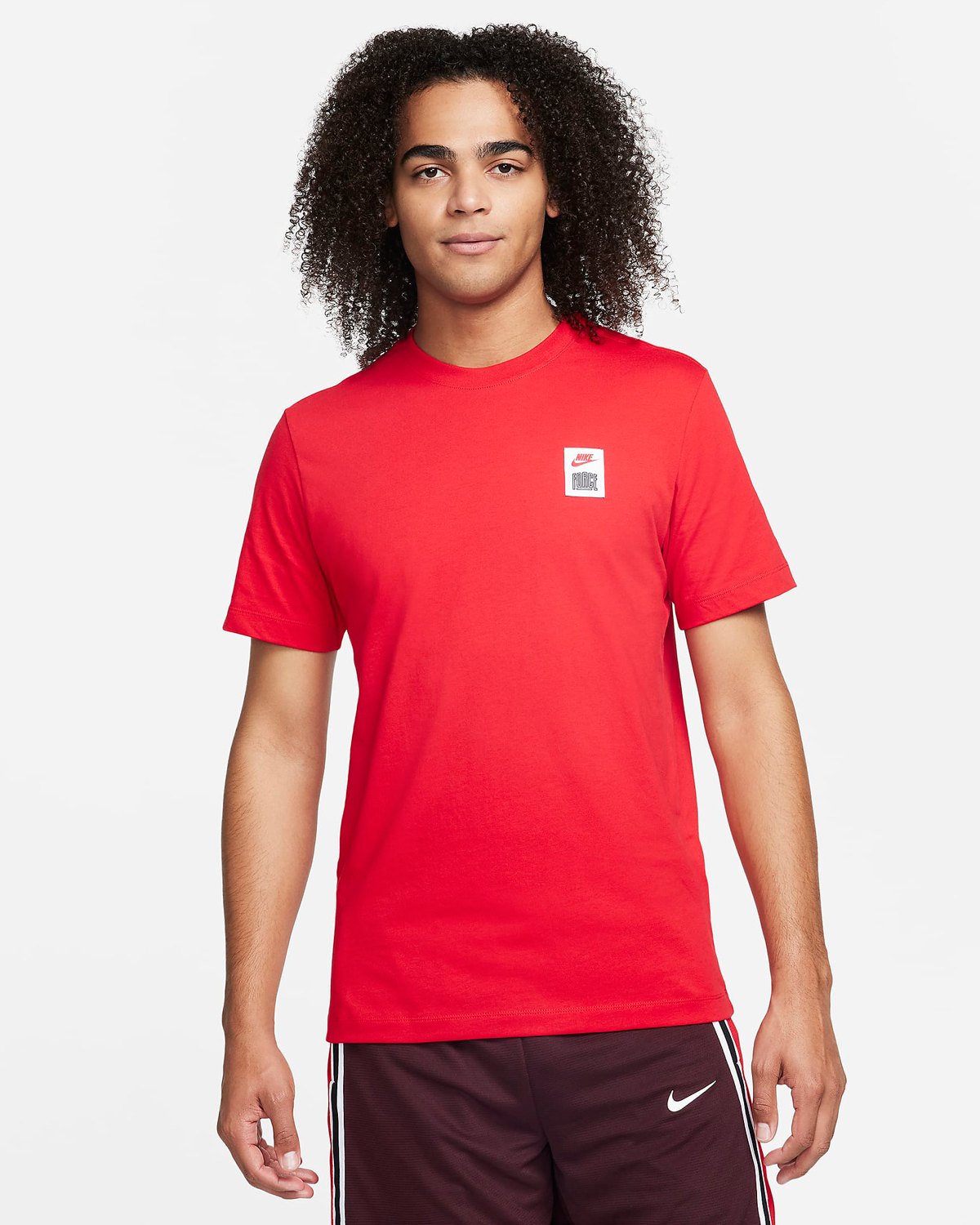 Nike Basketball Force T Shirt University Red 1