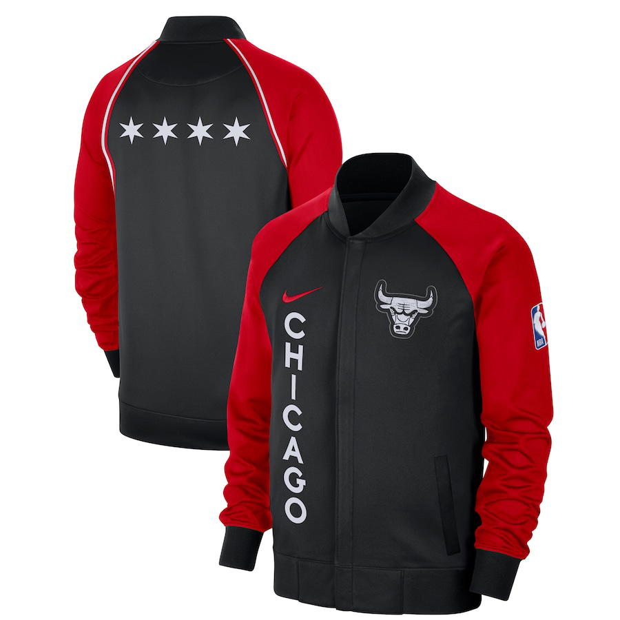 Nike Chicago Bulls 2023 24 Raglan Jacket