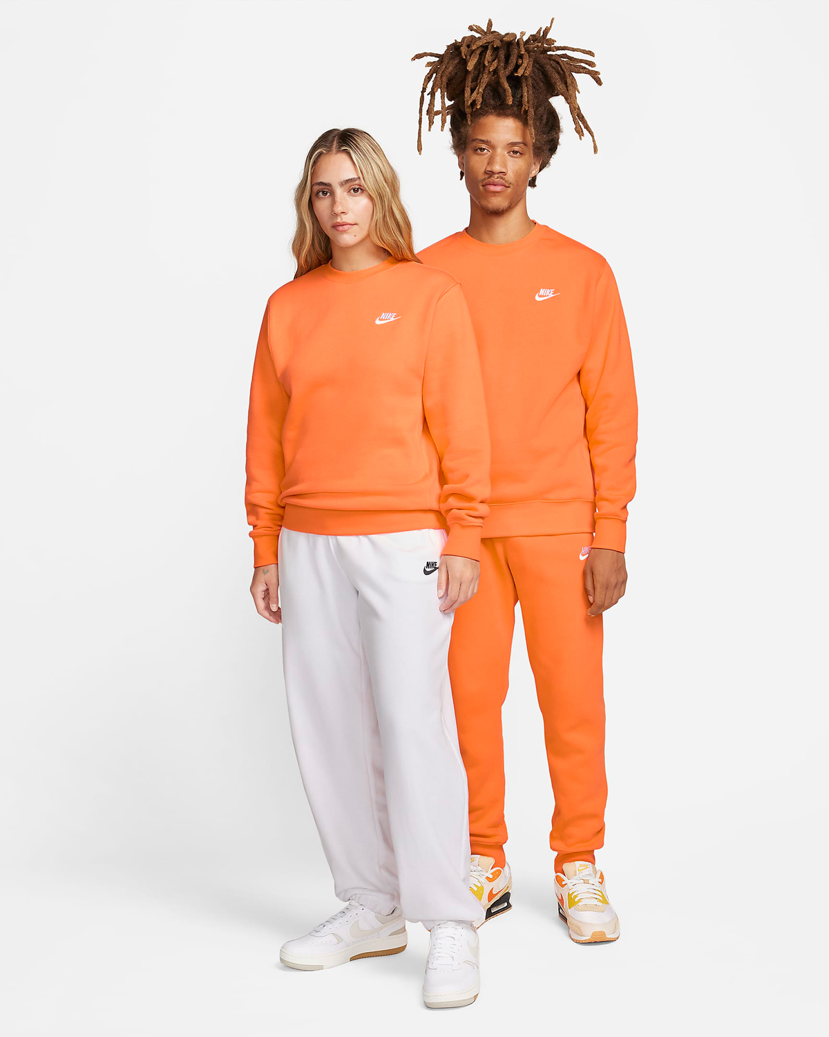 Nike-Club-Fleece-Crew-Sweatshirt-Bright-Mandarin-Outfit