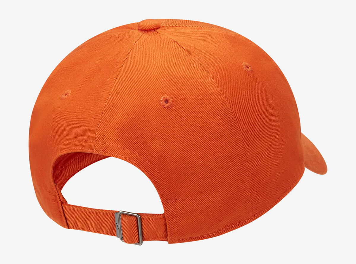 Nike Club Futura Wash Cap Campfire Orange 2