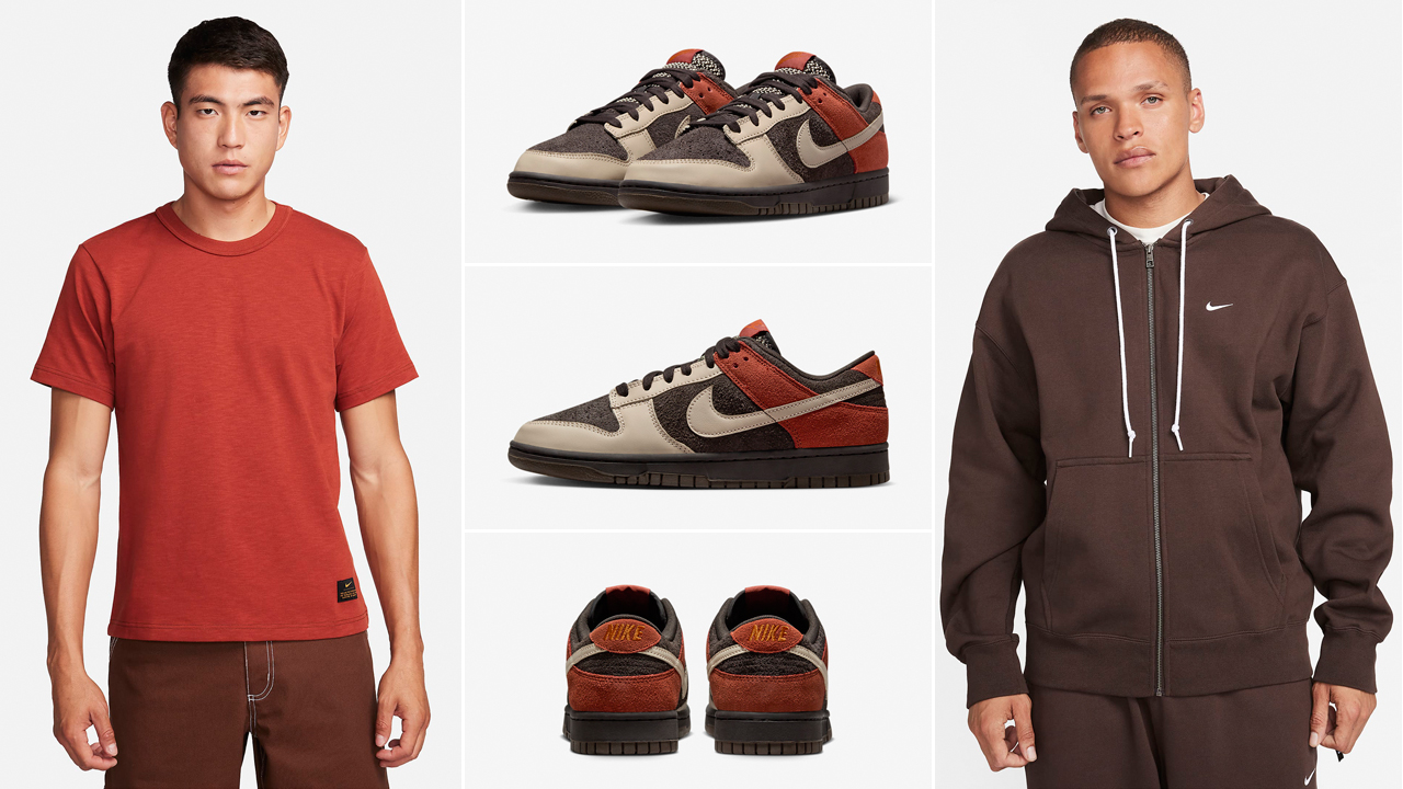 Nike-Dunk-Low-Red-Panda-Shirts-Hats-Clothing-Outfits
