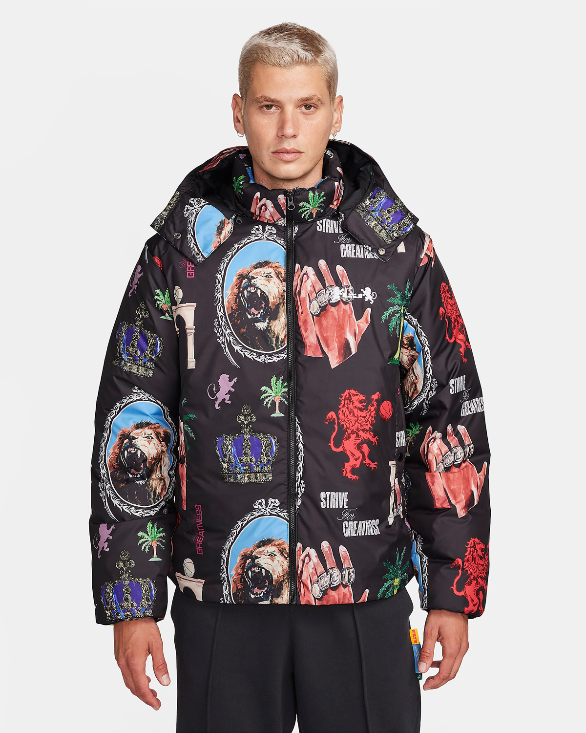 Nike-LeBron-21-Therma-Fit-Allover-Print-Down-Jacket-Black-White-Multi-Color-1