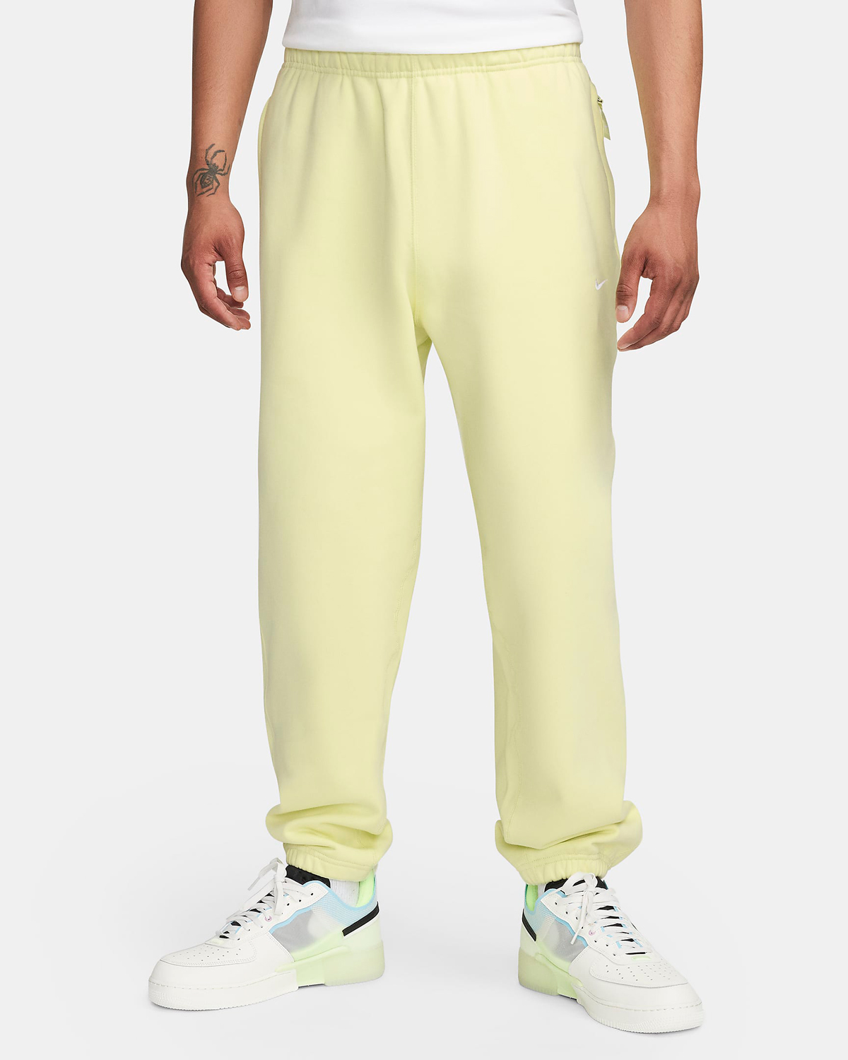 Nike Solo Swoosh Fleece Pants Luminous Green
