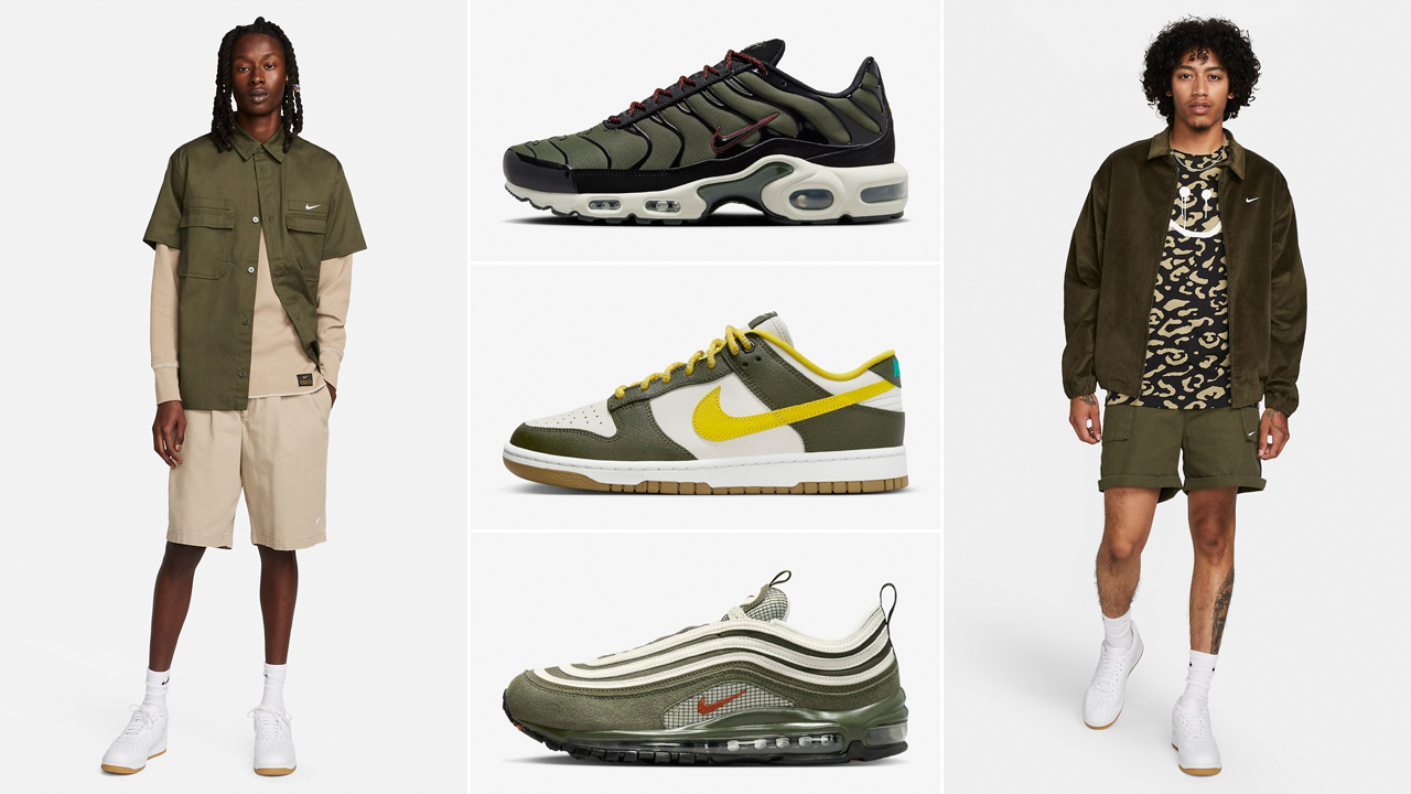 Nike-Sportswear-Cargo-Khaki-Clothing-Sneakers-Outfits