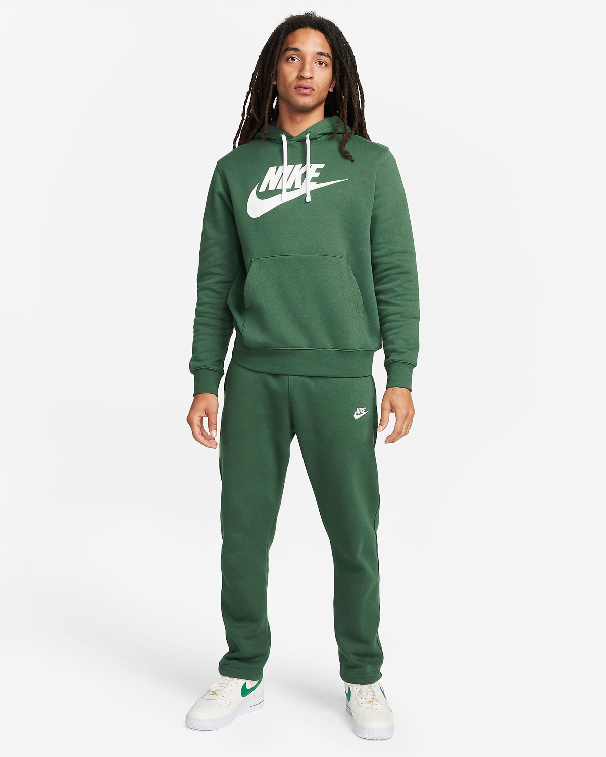 Nike-Sportswear-Club-Fleece-Graphic-Hoodie-Fir-Green-Outfit
