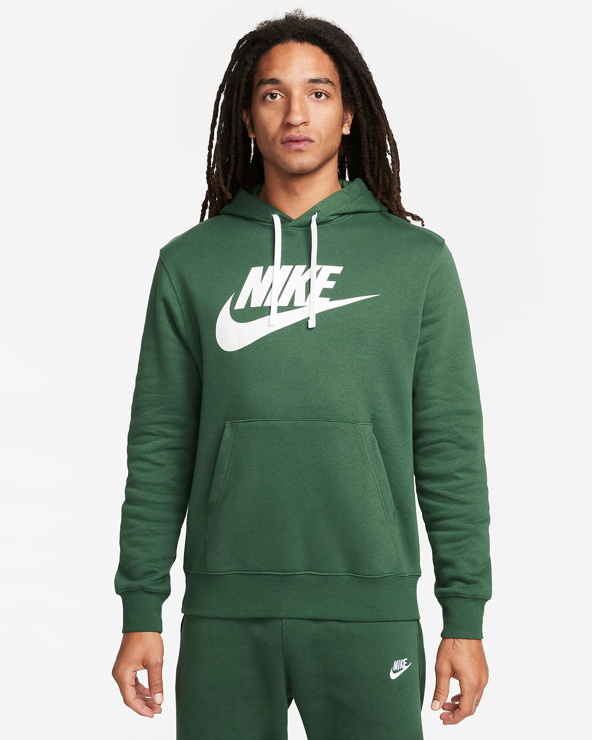 Nike Sportswear Club Fleece Graphic Hoodie Fir Green