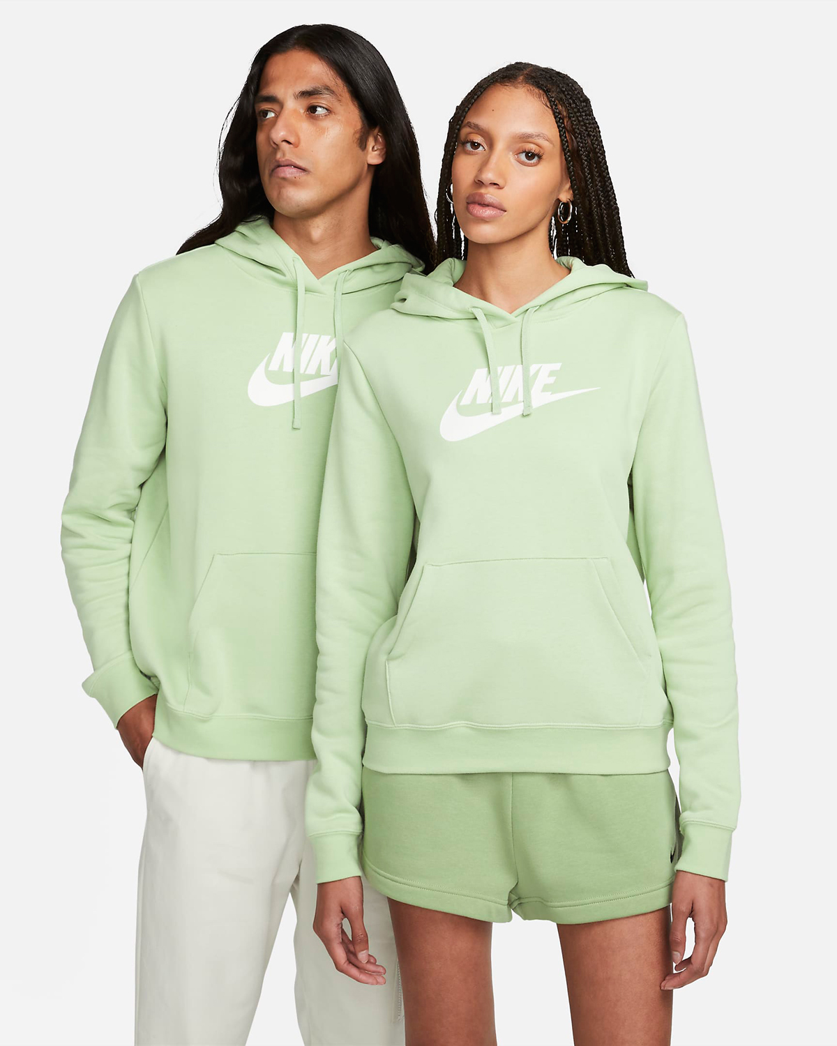 Nike-Sportswear-Club-Fleece-Logo-Hoodie-Honeydew