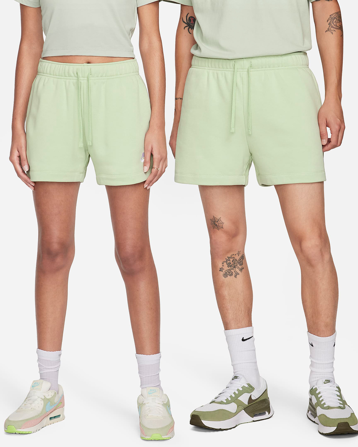 Nike-Sportswear-Club-Fleece-Shorts-Honeydew
