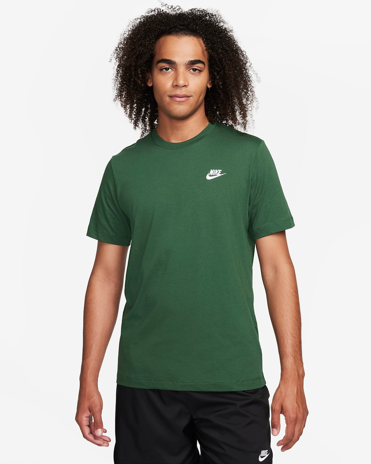 Nike Sportswear Club T Shirt Fir Green