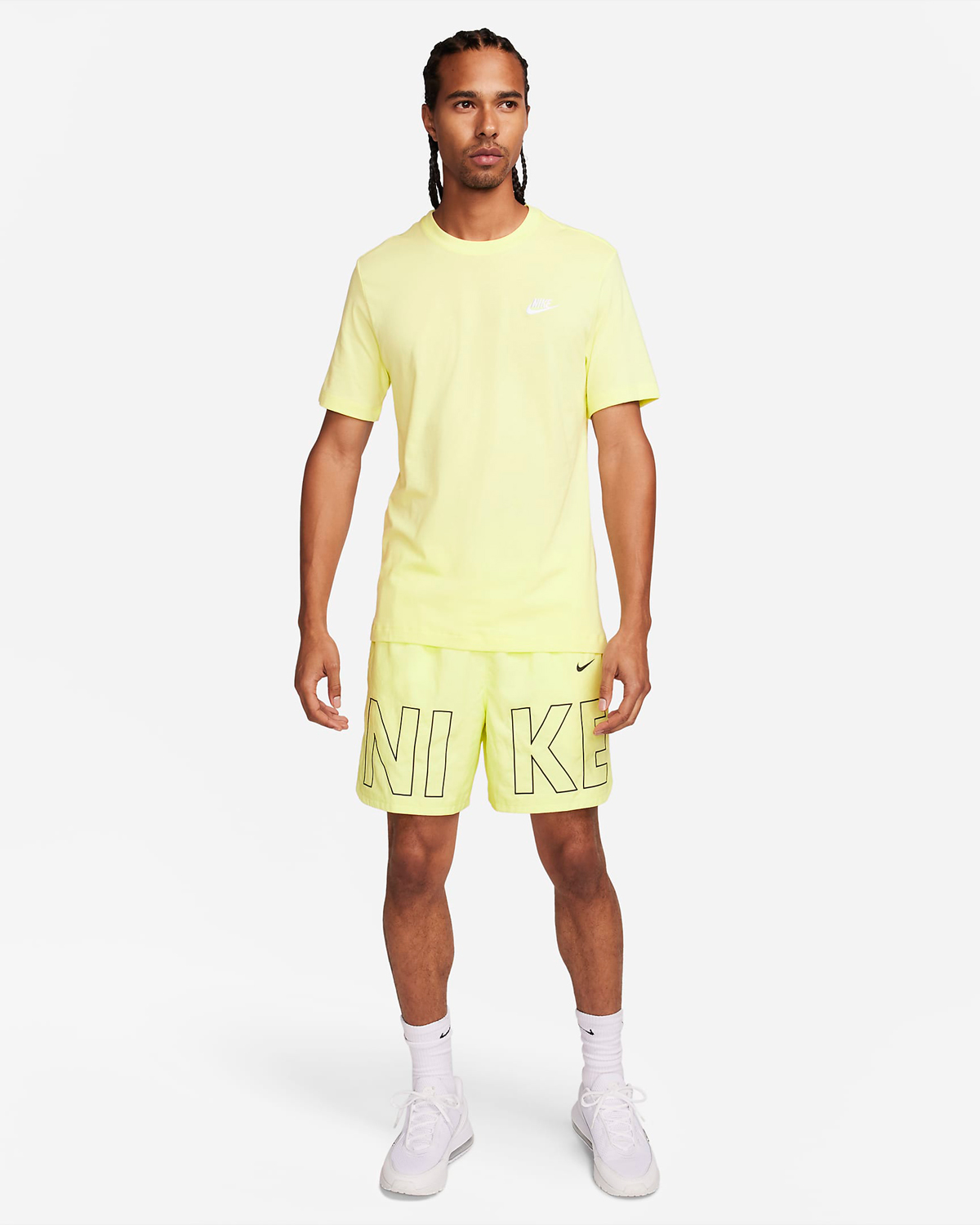 Nike-Sportswear-Club-T-Shirt-Luminous-Green-Outfit