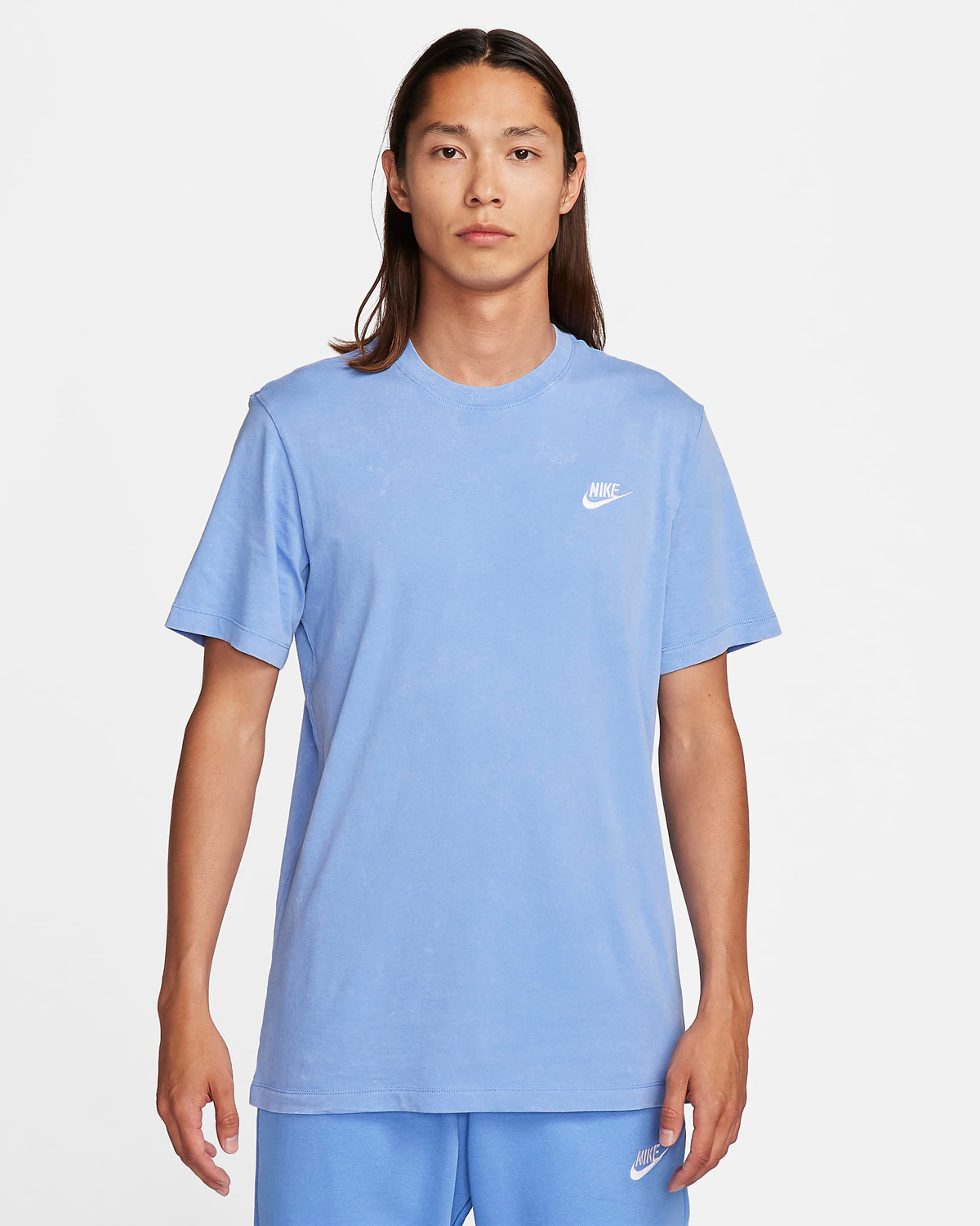 Nike-Sportswear-Club-T-Shirt-Polar-Blue-1