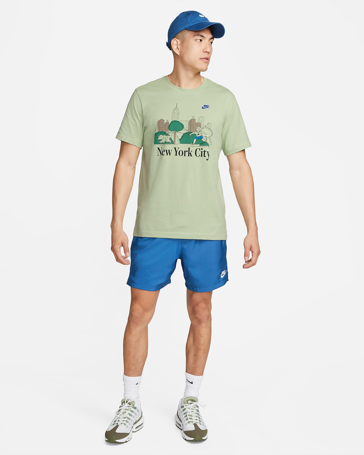 Nike Sportswear NYC T Shirt Honeydew Outfit