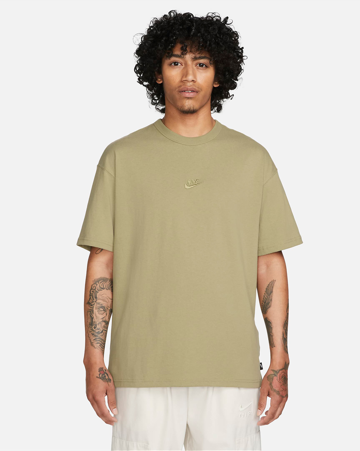 Nike Sportswear Premium Essentials T Shirt Neutral Olive