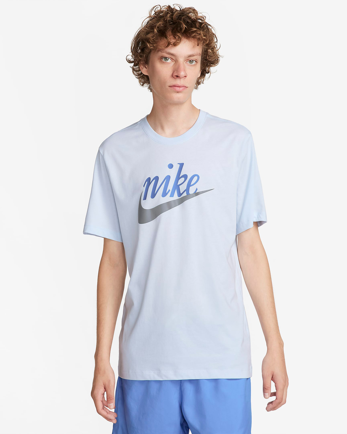 Nike Sportswear T Shirt Football Grey