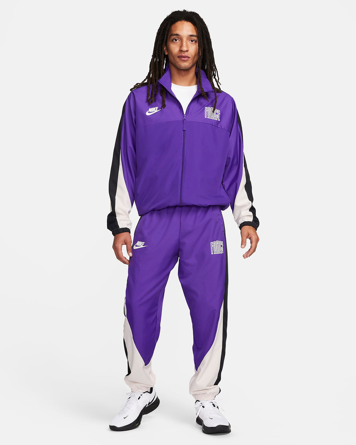 Nike Starting 5 Jacket Pants Field Purple Outfit