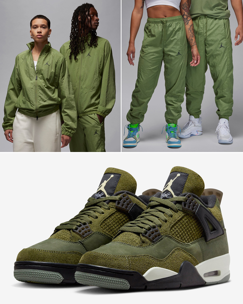 Air-Jordan-4-Craft-Olive-Jacket-Pants-Outfit