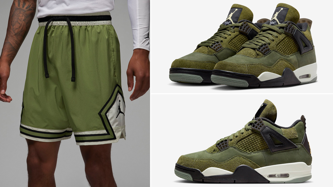 Air-Jordan-4-Craft-Olive-Shorts
