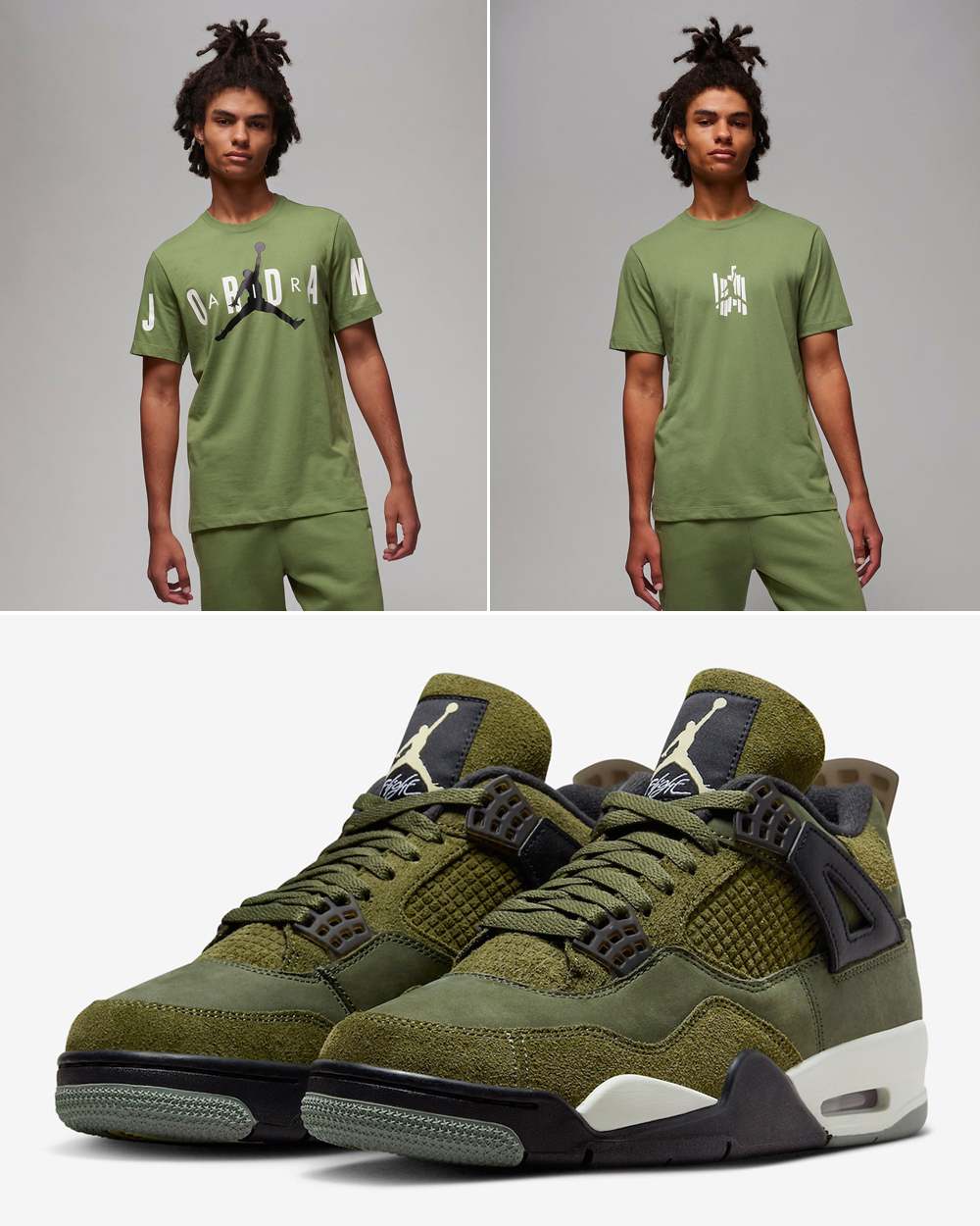 Air-Jordan-4-Craft-Olive-T-Shirts