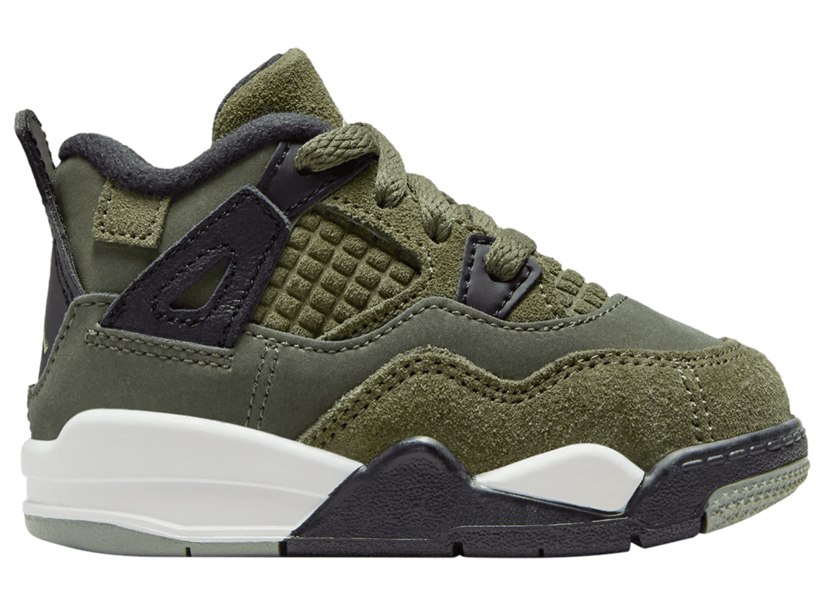 Air-Jordan-4-Craft-Olive-Toddler-Kids