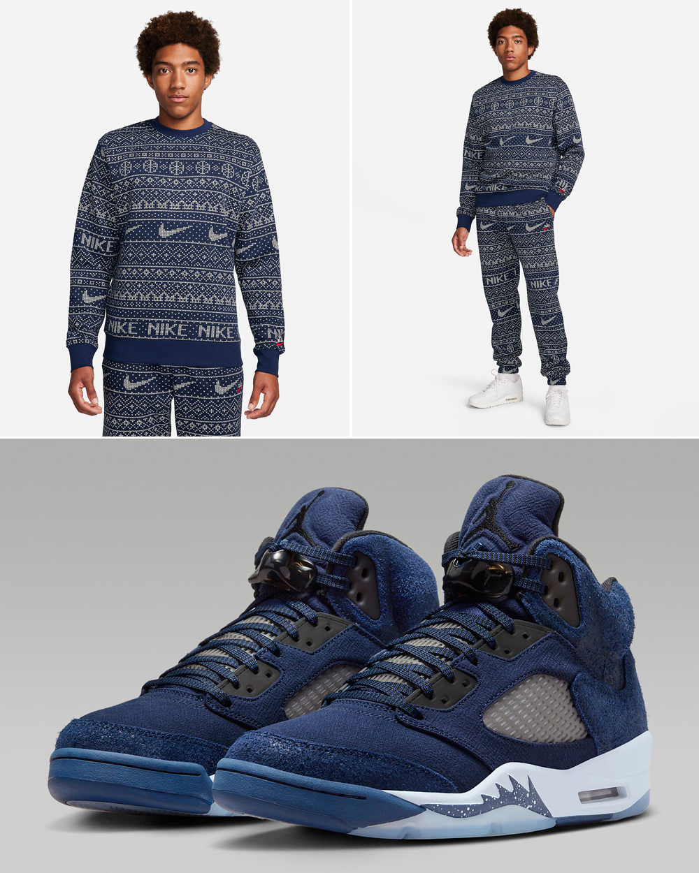 Air Jordan 5 Midnight Navy Nike Holiday 2023 Clothing