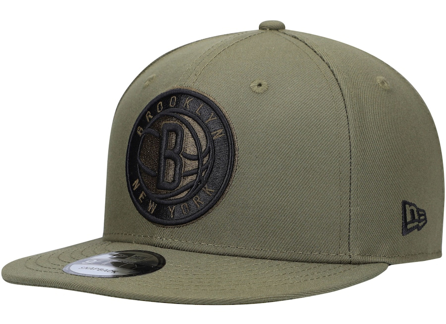 Brooklyn-Nets-New-Era-Olive-Snapback-Hat