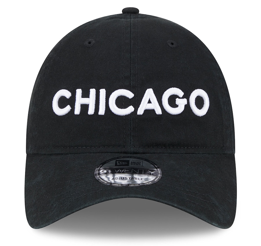 Chicago-Bulls-New-Era-2023-24-City-Edition-Black-White-9twenty-Adjustable-Hat-3