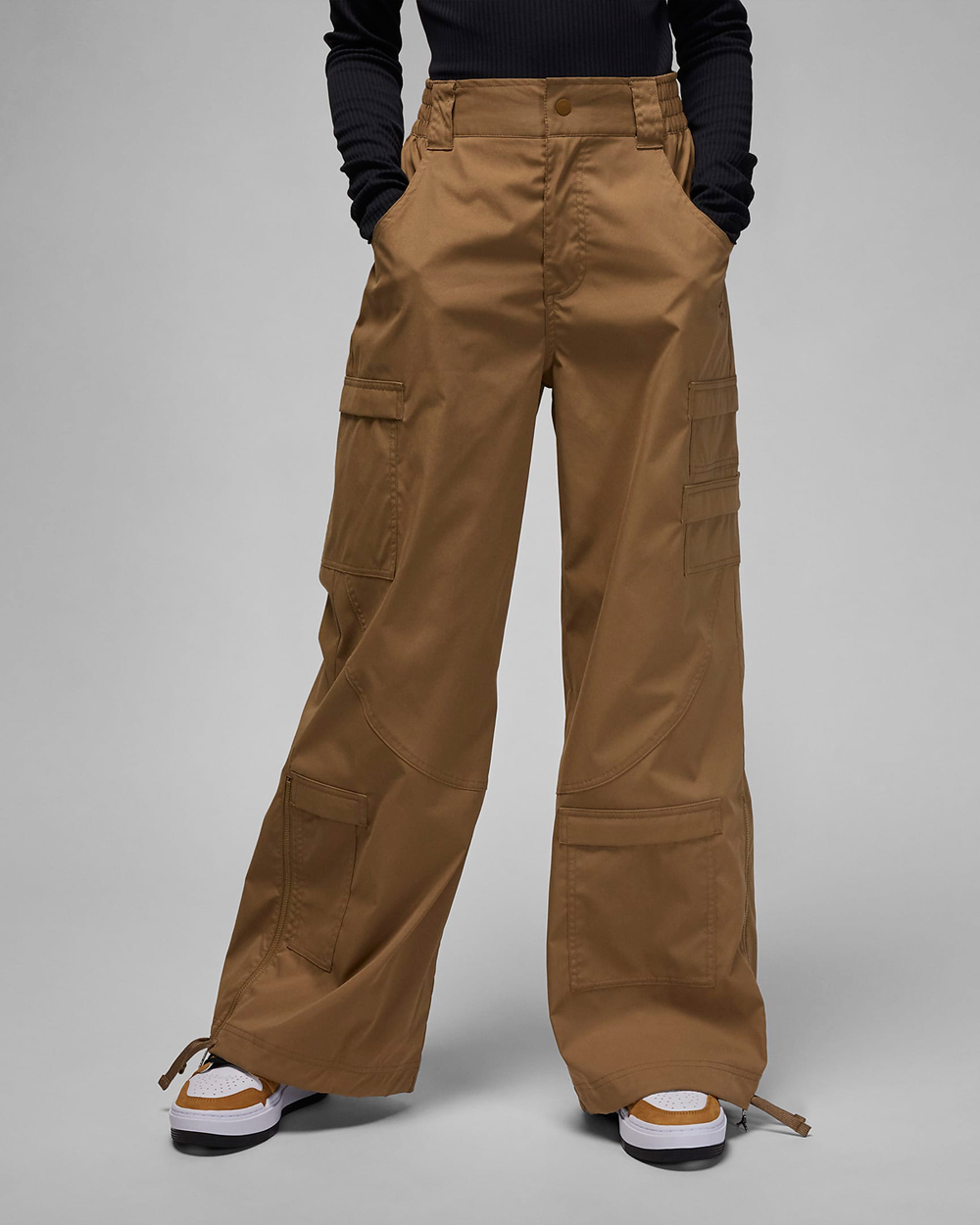 Jordan-Chicago-Womens-Pants-Brown-Kelp-1
