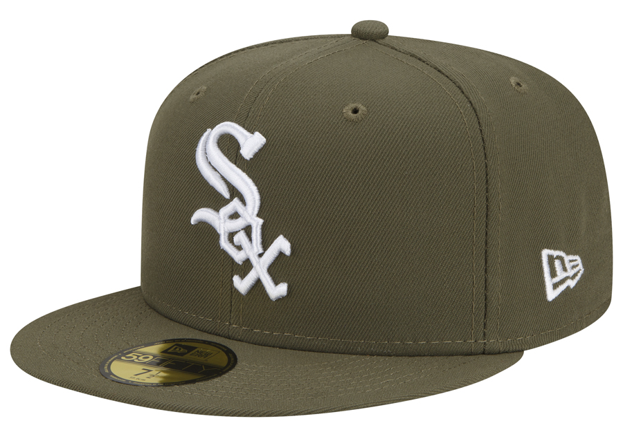 New-Era-Chicago-White-Sox-Olive-Fitted-Cap