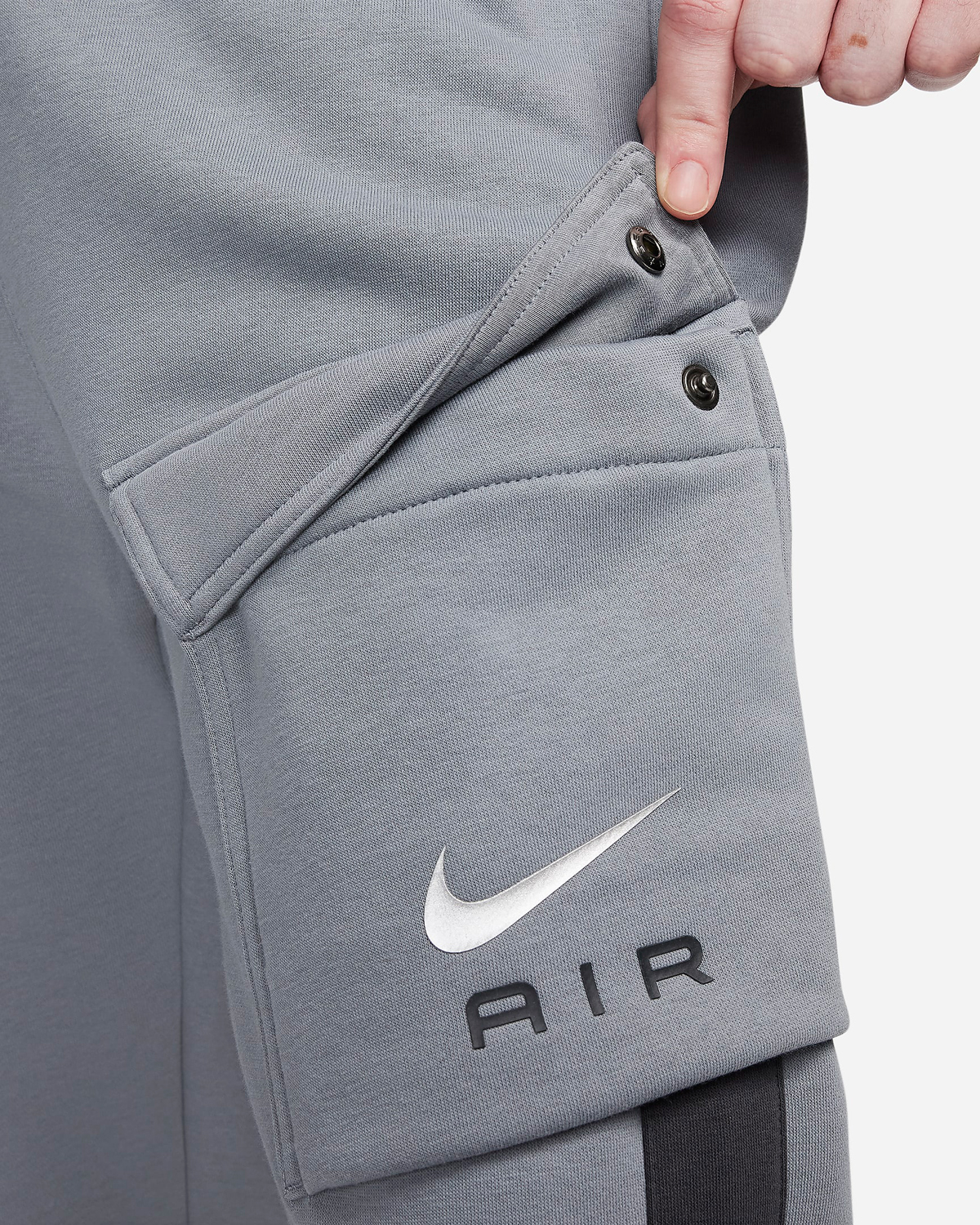 Nike Air Fleece Cargo Pants Cool Grey Anthracite 2
