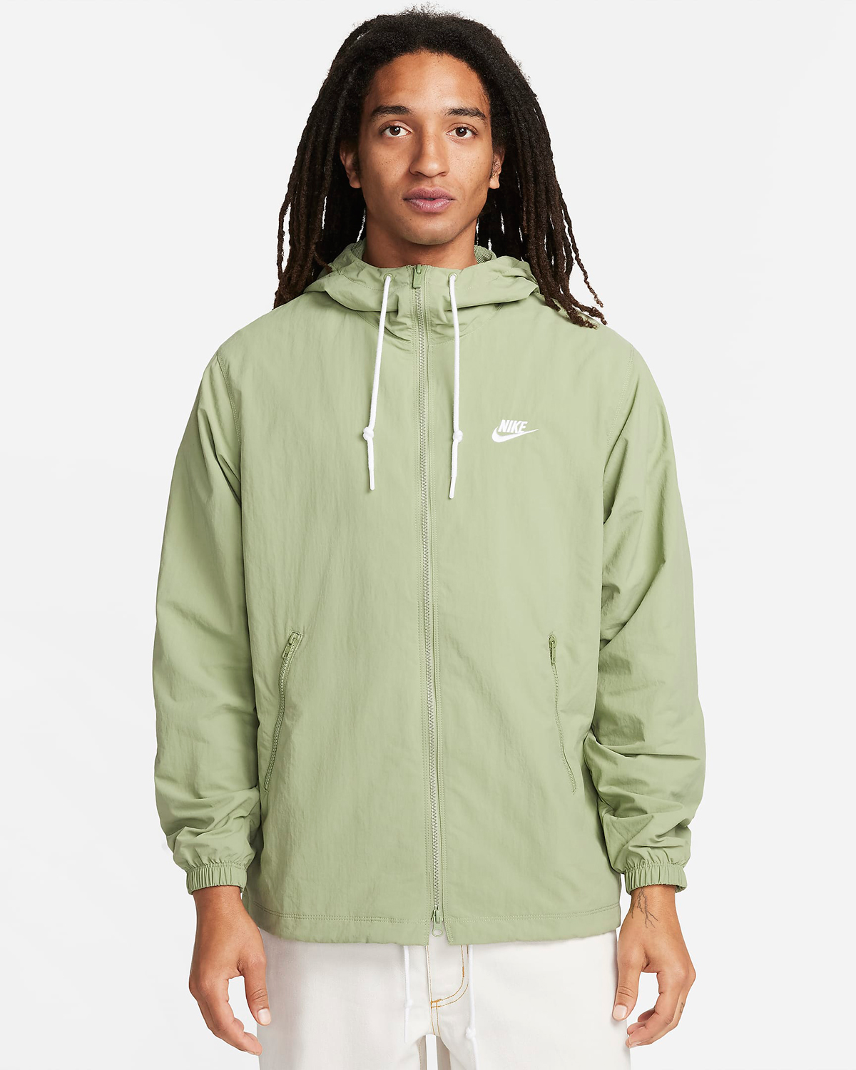 Nike-Club-Woven-Jacket-Oil-Green