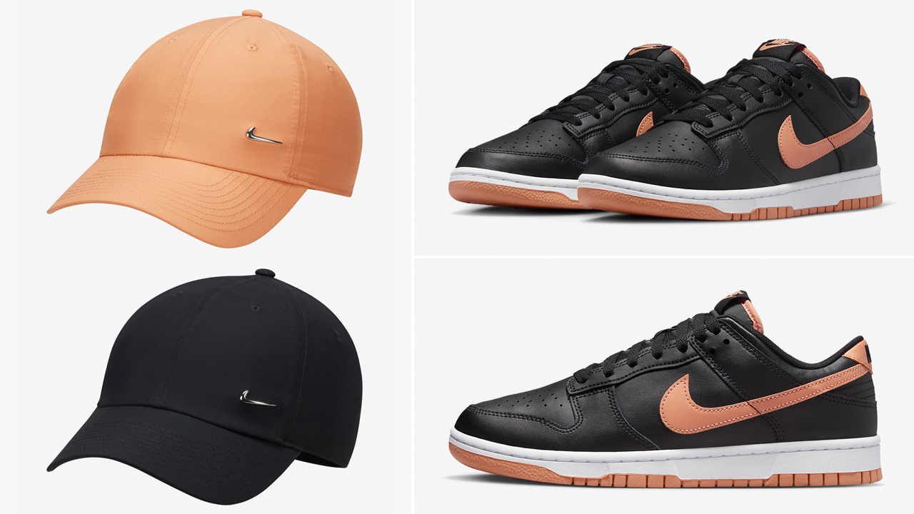 Nike-Dunk-Low-Black-Amber-Brown-Hats
