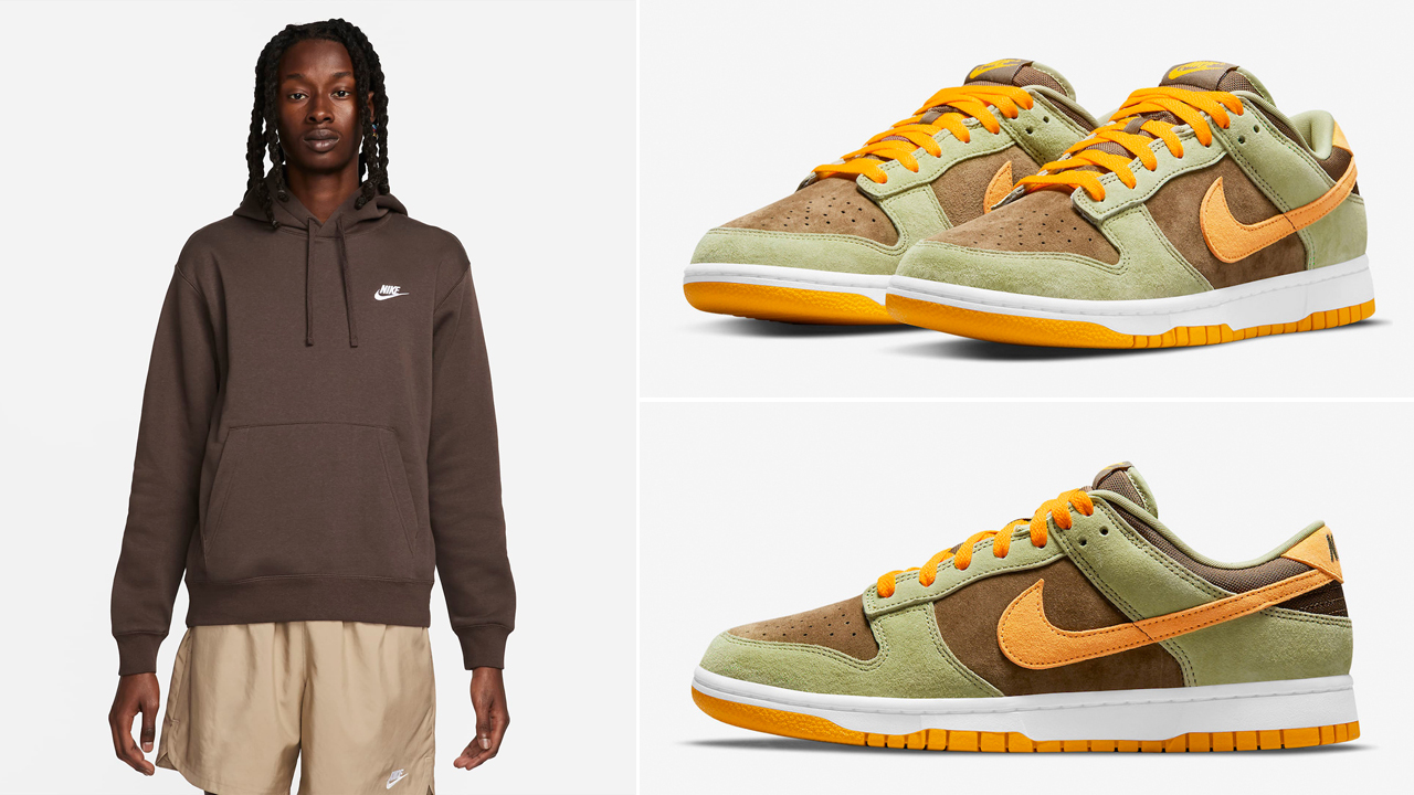 Nike Dunk Low Dusty Olive 2023 Hoodie Outfit